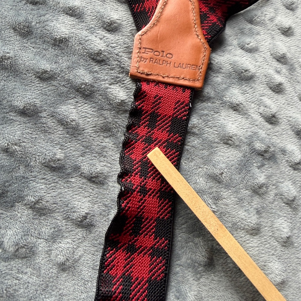 Vintage Ralph Lauren Country Suede Suspender Skirt Brown Western USA Made Moose - Picture 5 of 14